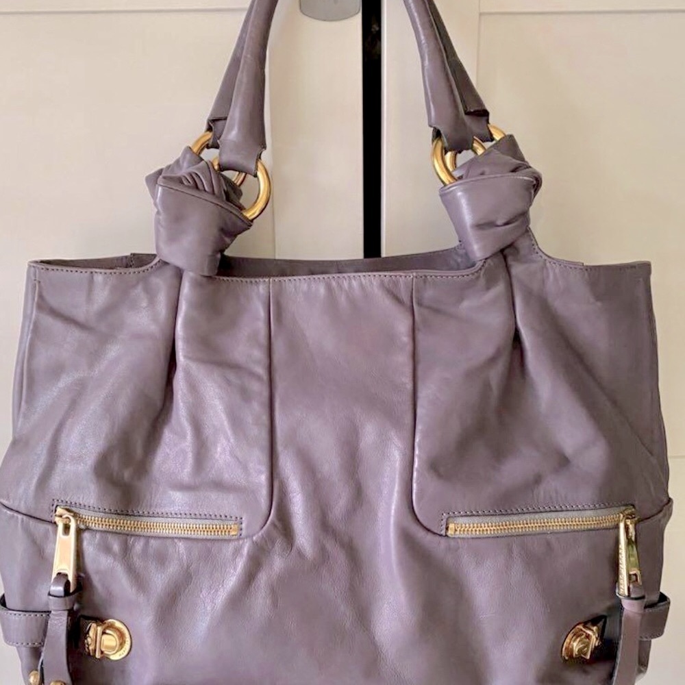 🤩 NWOT!! MARC JACOBS MERCER PARKER *Authentic* Lavender Shoulder Bag! 🎊